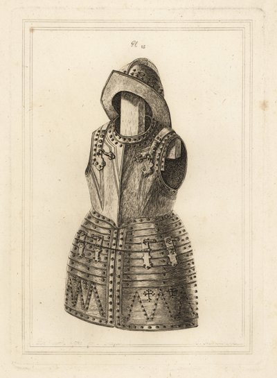 Corcelet ou armure arquebusière brillante et morion de la Tour de Londres - Unbekannt