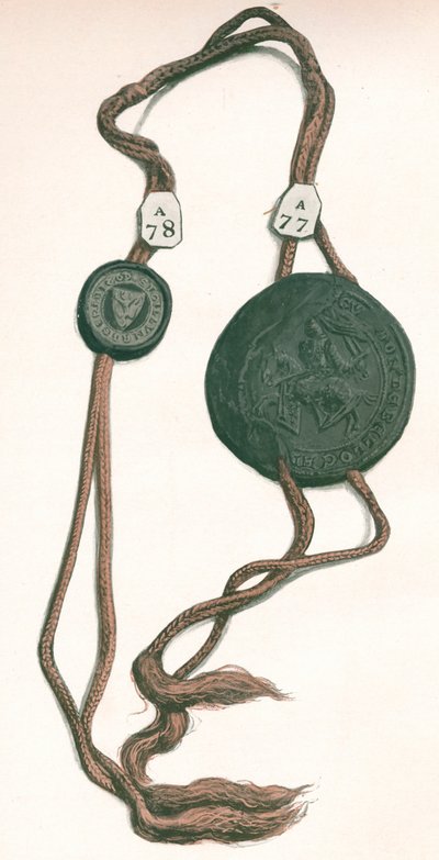 Cord III Roger Bigod, comte de Norfolk, et Guy de Beauchamp, comte de Warwick, 1904 - Unbekannt