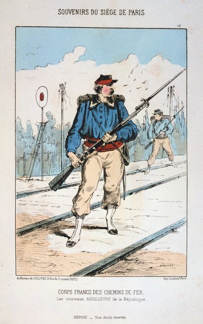 Corps Francs des Chemins de Fer, Siège de Paris, 1870-1871 - Unbekannt