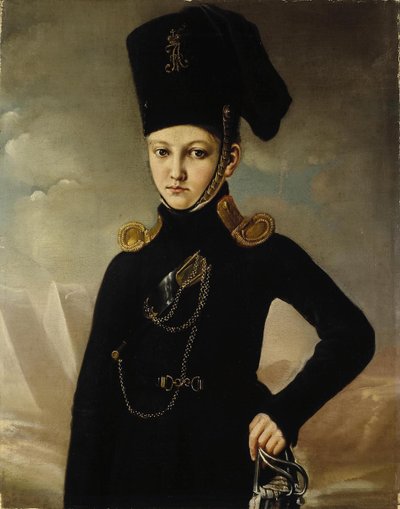 Cosaque du 1er Régiment de Cosaques Montés, Comte M.A. Dmitriev-Mamonov, premier quart du 19e siècle - Unbekannt