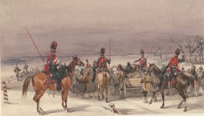 Cosaques convoyant des déportés, 1831 - Unbekannt