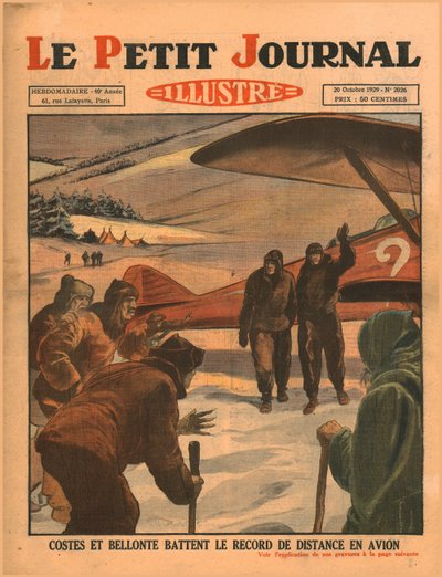 Costes et Bellonte battent le record de distance en vol, 1929 - Unbekannt