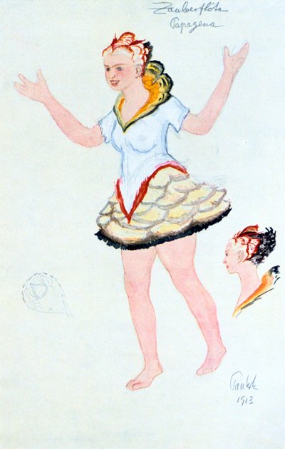 Costume pour Papegena, 1913 - Unbekannt