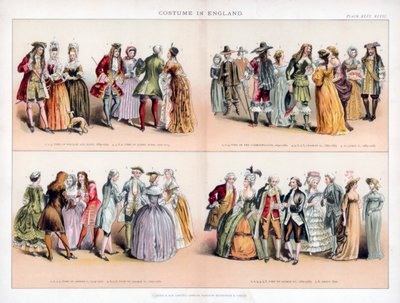 Costume en Angleterre, XVIIIe siècle - Unbekannt