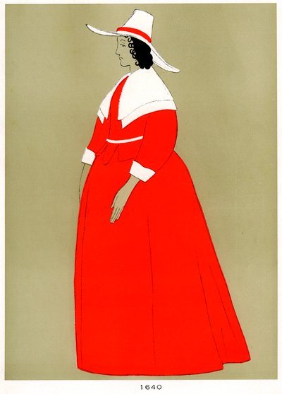 Costume de 1640, début à milieu du 20ème siècle - Unbekannt