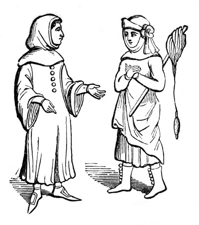 Costume de la communauté, 14ème siècle, 1910 - Unbekannt