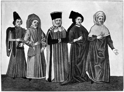 Costumes, 15ème siècle, 1910 - Unbekannt