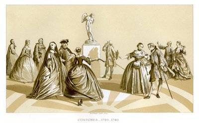 Costumes, 1720-1740, 1885 - Unbekannt