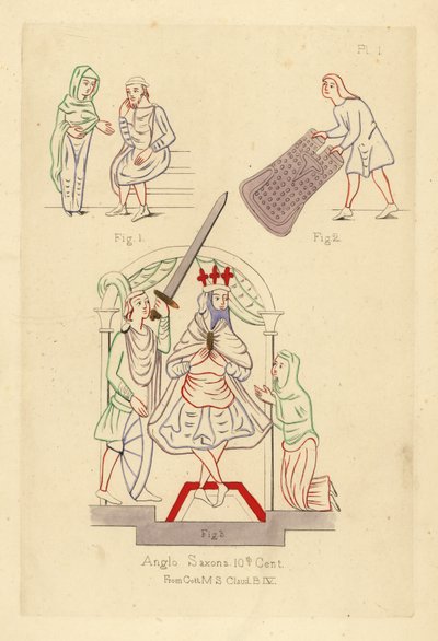 Costumes des Anglo-Saxons - Unbekannt