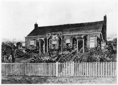 Cottages sur le site de Eaton Square, Londres, début du 19ème siècle, 1907 - Unbekannt