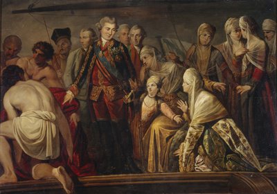 Comte Alexey Grigoryevich Orlov après la victoire de Chesma, seconde moitié du XVIIIe siècle - Unbekannt