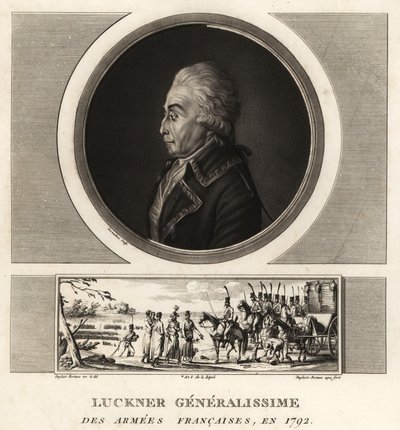 Comte Nicolas Luckner, général révolutionnaire français, exécuté en 1794 - Unbekannt