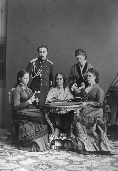 Comte Sergei Sheremetev et comtesse Ekaterina Sheremeteva et famille, années 1870 - Unbekannt