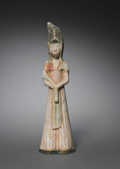 Dame de cour avec haute coiffe : figurine de tombe, c. 700-750 - Unbekannt