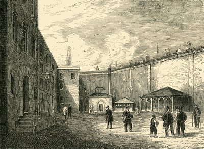 Cour de la prison de la flotte, vers 1872 - Unbekannt