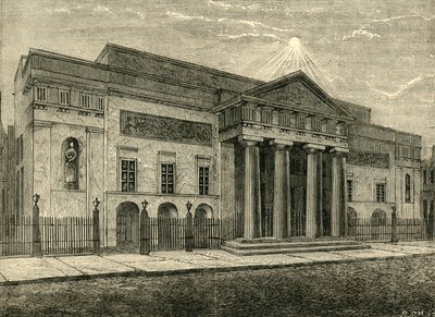 Théâtre de Covent Garden : Façade en 1850, 1881 - Unbekannt