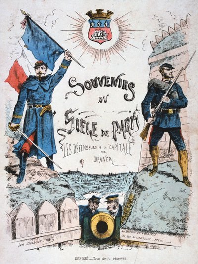 Couverture pour Souvenirs du Siège de Paris, 1870-1871 - Unbekannt