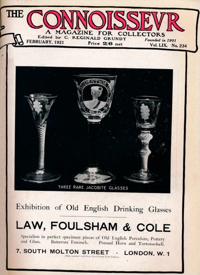 Couverture de The Connoisseur, février 1921 - Unbekannt