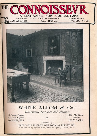 Couverture de The Connoisseur, janvier 1921 - Unbekannt