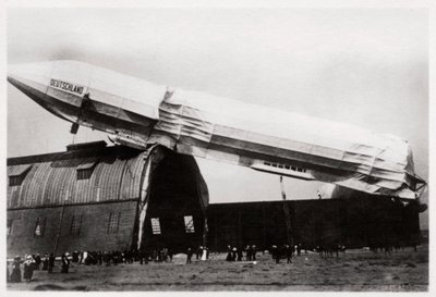 Zeppelin écrasé LZ 8 Deutschland II, Düsseldorf, Allemagne, 1911 - Unbekannt