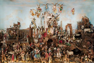 Crèche, milieu du 18ème siècle - Unbekannt