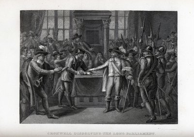 Cromwell dissolvant le Long Parlement, 1882 - Unbekannt