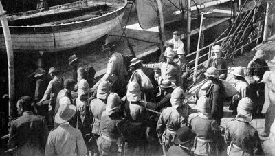 Guerriers captifs de Cronje, les docks, Paardeberg, Afrique du Sud, 1900 - Unbekannt