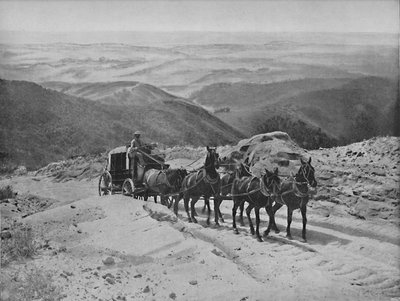 Traversée du col de San Marcos, Californie, c1897 - Unbekannt