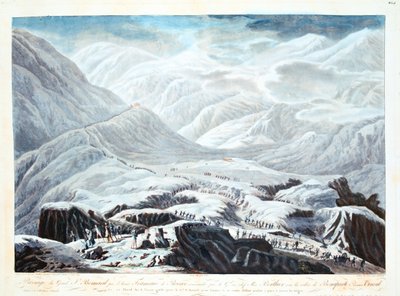 Traversée du col du Grand-Saint-Bernard, 1800 - Unbekannt