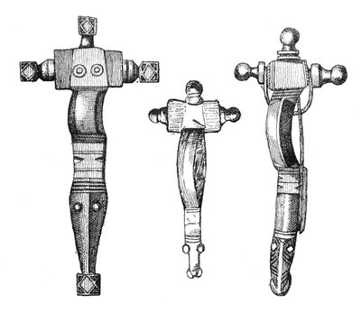 Fibules cruciformes, 1893 - Unbekannt