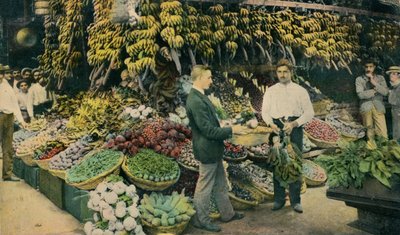 Magasin de fruits cubain, vers 1910 - Unbekannt