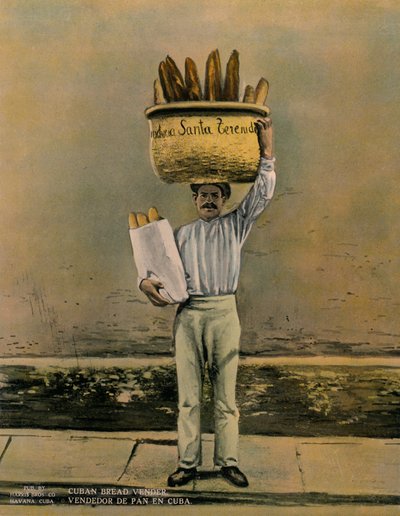 Vendeur de pain cubain, vers 1920 - Unbekannt