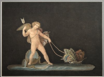 Cupidon avec des papillons - Unbekannt