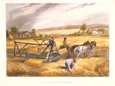 Machine à moissonner de Cyrus McCormick de 1831 brevetée en 1834, vers 1851 - Unbekannt