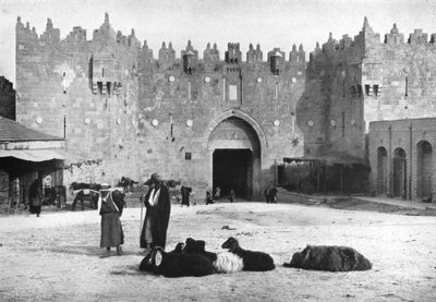 Porte de Damas, Jérusalem, Israël, 1926 - Unbekannt