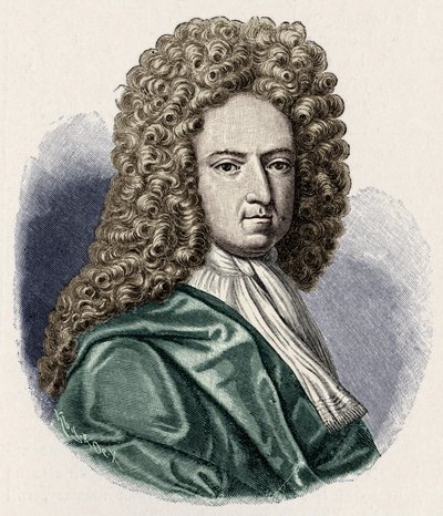 Daniel Defoe - portrait. Auteur et journaliste anglais 1660-1731 - Unbekannt