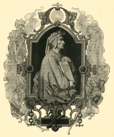 Dante Alighieri, vers 1265-1321, 1890 - Unbekannt