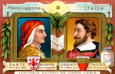 Dante Alighieri et Torquato Tasso, vers 1900 - Unbekannt