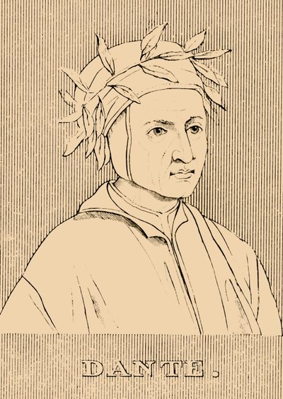 Dante, vers 1265-1321, 1830 - Unbekannt