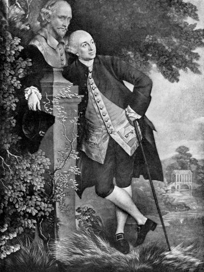 David Garrick 1717-1779, acteur anglais, dramaturge, directeur de théâtre et producteur, 1905 - Unbekannt