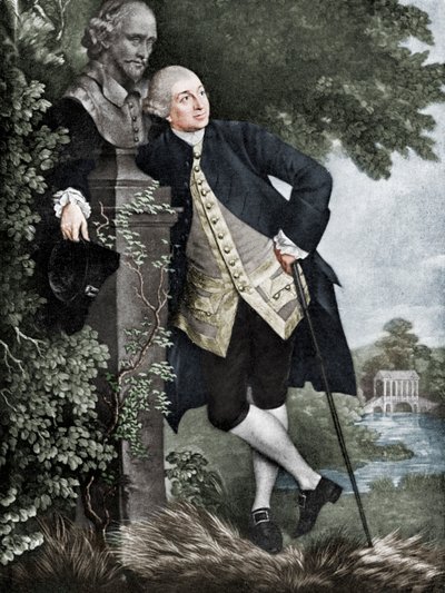 David Garrick, acteur, dramaturge, directeur de théâtre et producteur anglais - Unbekannt