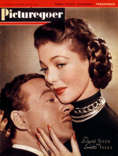 David Niven et Loretta Young, acteurs - Unbekannt