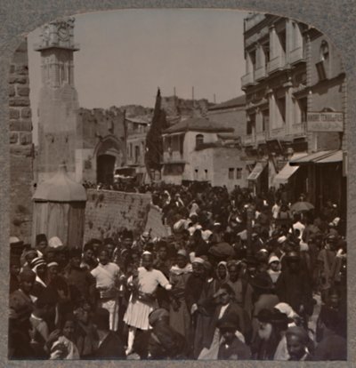 Rue David, Jérusalem, c1900 - Unbekannt