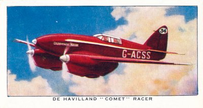 De Havilland Comet Racer, 1938 - Unbekannt