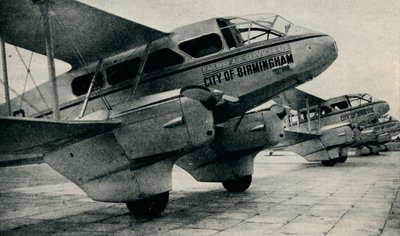 Avion De Havilland DH89 utilisé sur certaines routes du Railway Air Service, vers 1934 1937 - Unbekannt