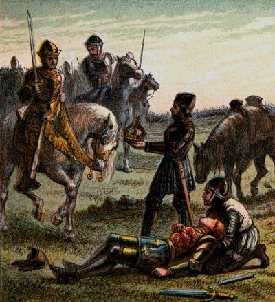 Mort de Richard III, 1485, vers 1850 - Unbekannt