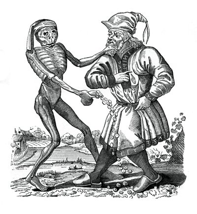 La mort et le juif, un épisode de la danse macabre - Unbekannt