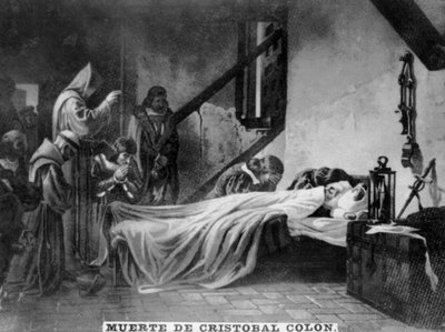 Mort de Christophe Colomb, XVIe siècle, années 1920 - Unbekannt
