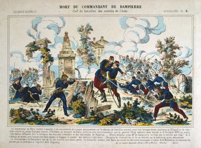 Mort du commandant de Dampierre, Siège de Paris, Guerre franco-prussienne, 13 octobre 1870 - Unbekannt