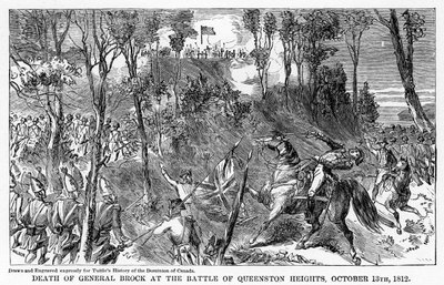 Mort du général Brock à la bataille de Queenston Heights, 13 octobre 1812, 1877 - Unbekannt